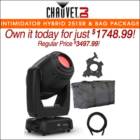 Chauvet DJ Intimidator Hybrid 251SR with Bag Package