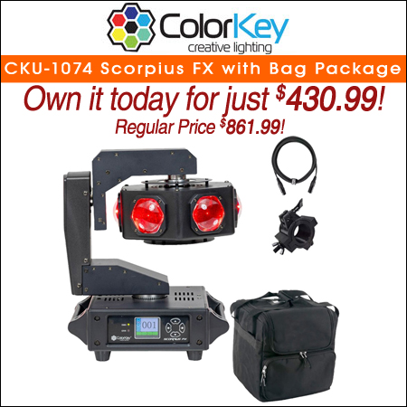 ColorKey CKU-1074 Scorpius FX with Bag Package