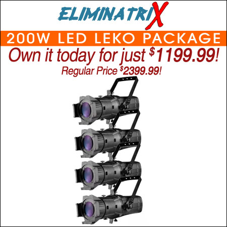 Eliminatrix 200w LED Leko Package