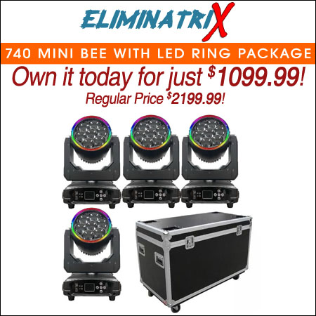 Eliminatrix 740 Mini Bee With Led Ring Package