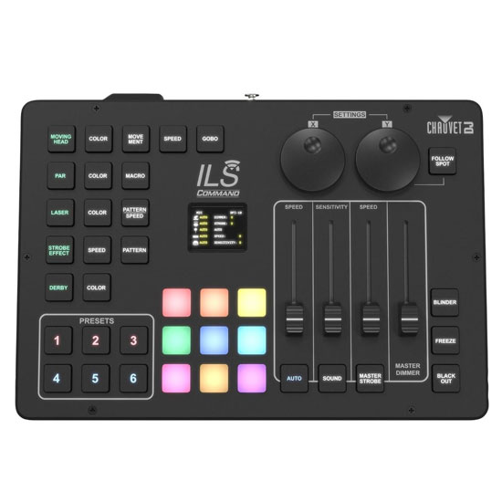 Chauvet DJ SlimPAR 64 RGBA ILS 4-Pack & Lighting Controller Package