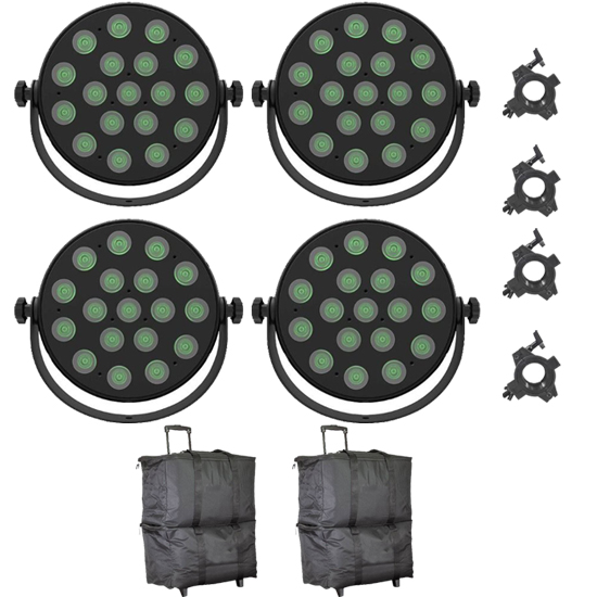 JMAZ Lighting JZ1020 HALO H6 Wash HEX 4-Pack