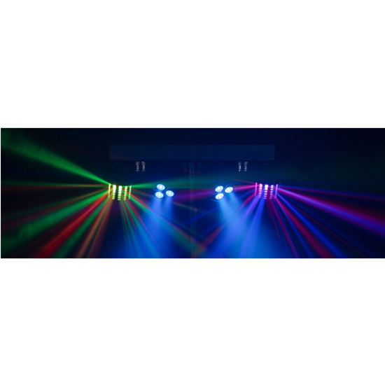 ColorKey CKU-3020 PartyBar GO Compact with Chauvet DJ Hurricane 700 Fog Machine Package