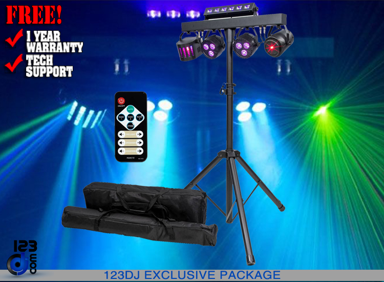 ColorKey CKU-3030 PartyBar FX Compact Lighting Package 