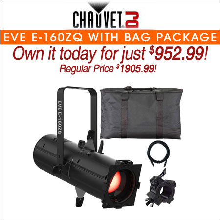 Chauvet DJ EVE E-160ZQ with Bag Package