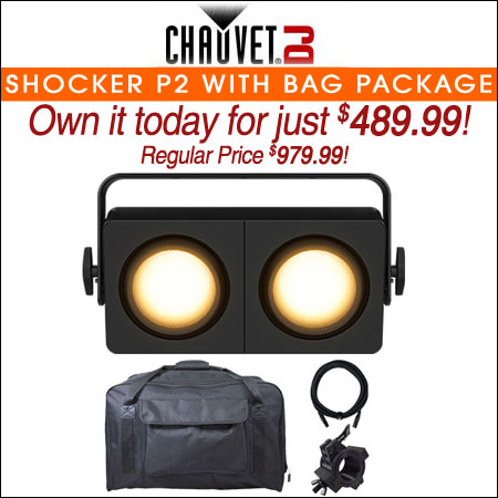 Chauvet DJ Shocker P2 with Bag Package