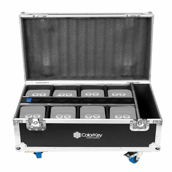 ColorKey CKU-7078-KIT AirPar HEX 4 8-Pack with Charging Case