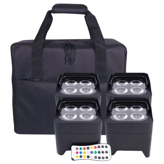 ColorKey CKW-6024 4-Pack MobilePar Mini Hex with Case Package