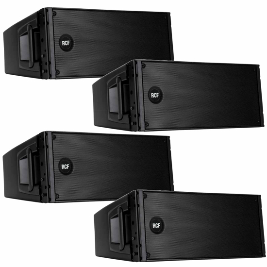 (4) RCF HDL 20-A Active Line Array Module Speakers Package