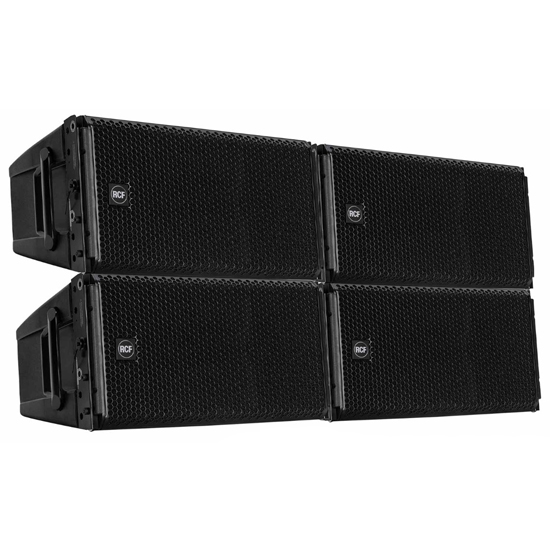 (4) RCF HDL 28-A Active Two-Way Line Array Speakers Package