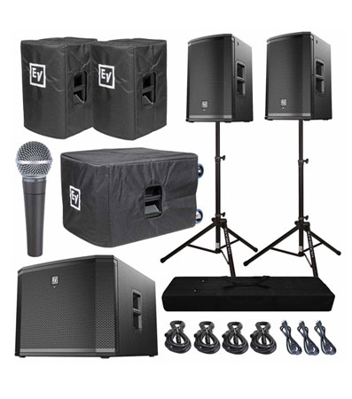 Electro-Voice ETX-10P 10inch Powered Loudspeaker & Subwoofer Package