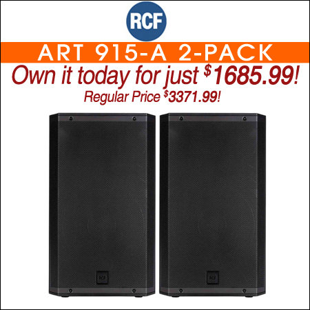 RCF ART 915-A 15" Professional Digital Active Speaker System 2-Pack