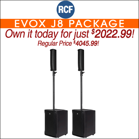 RCF Evox J8 Active Two Way Portable Array Package