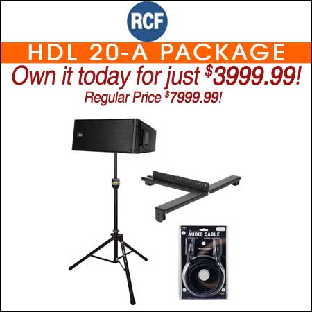 RCF HDL 20-A Active Line Array Module Speaker Package