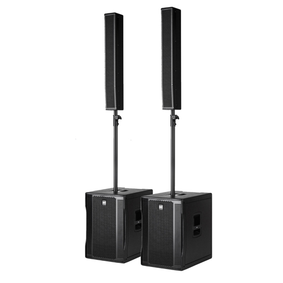 RCF EVOX 12 Active Portable 2-Way Array PA System Package