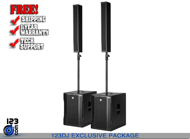 RCF EVOX 12 Active Portable 2-Way Array PA System Package