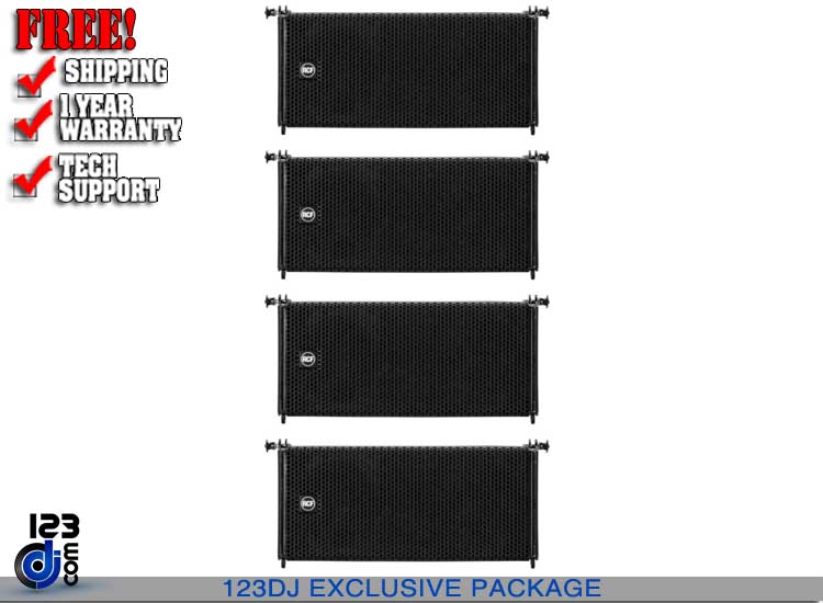 RCF HDL6-A Active Line Array Modules Four Package