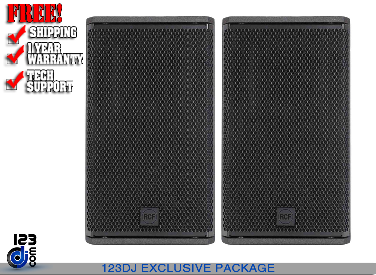 RCF NX-910A Active 10" 2-way Powered Speaker 2-Pack