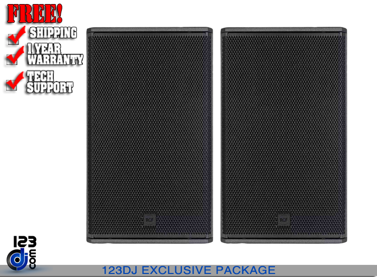 RCF NX-912A Active 12" 2-way Powered Speaker 2-Pack