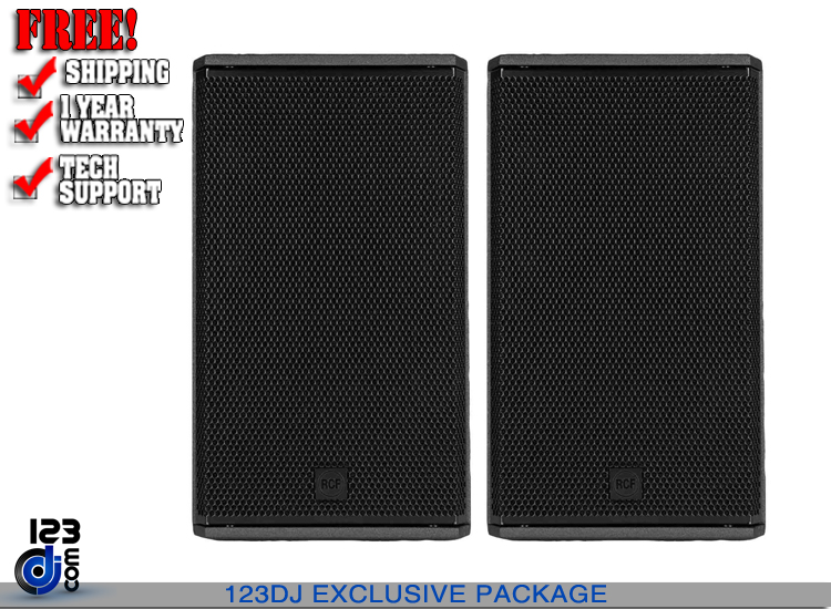 RCF NX 932-A Professional 2100W Class-D Active Speaker 2-Pack