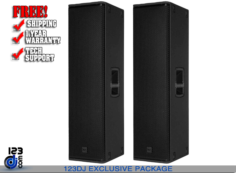 RCF NXL 44-A MK2 Active 2-Way Column Array Powered Speaker Package