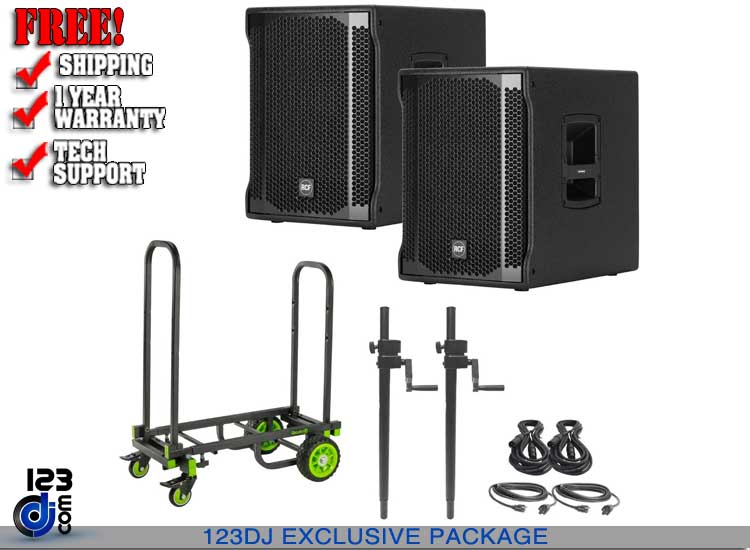 RCF SUB 702-AS II 12" Active Subwoofer Go Package