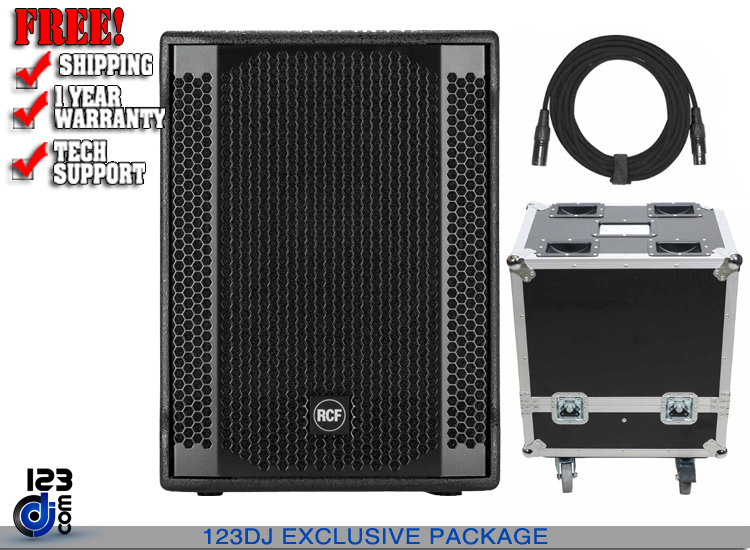 RCF SUB 702-AS II with ProX Flight Case Package