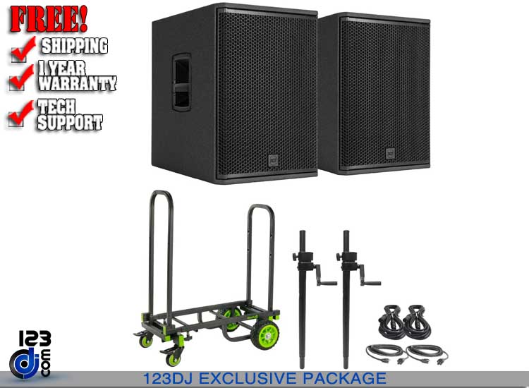 RCF SUB 705-AS MK3 15" Powered Subwoofer Go Package