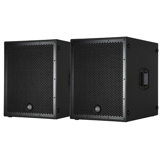 RCF SUB 8004-AS 18" Active High Power Subwoofer 2-Pack