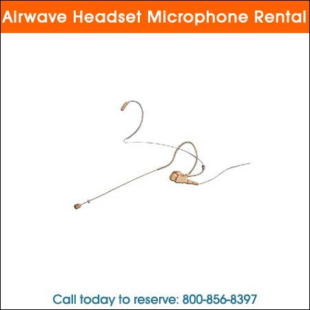 Airwave Headset Microphone Rental