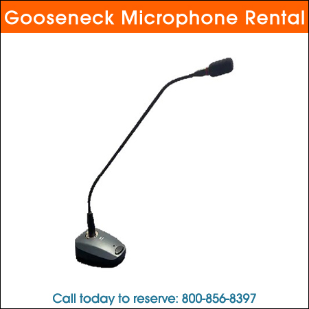 Gooseneck Microphone Rental