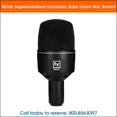 ND68 Supercardioid Dynamic Bass Drum Mic Rental