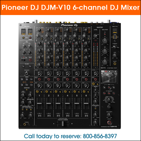  Pioneer DJ DJM-V10 6-channel DJ Mixer