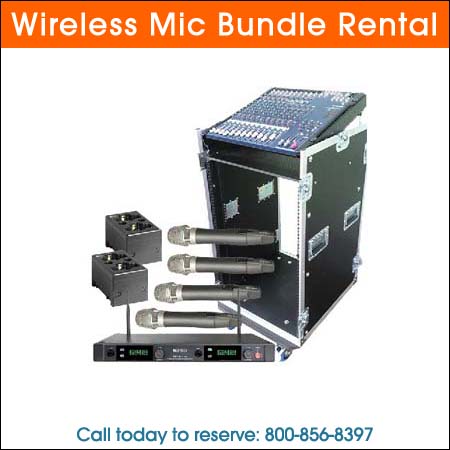 Wireless Mic Bundle Rental