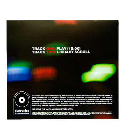 Serato Official Control CDs (Pair)