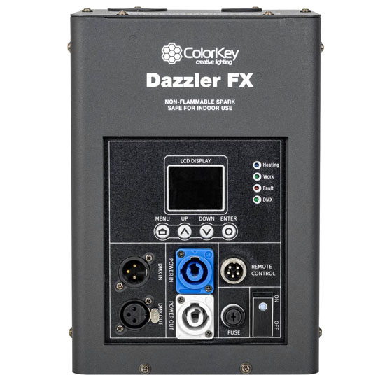 ColorKey CKU-7700 Dazzler FX Cold Spark Machine-Black