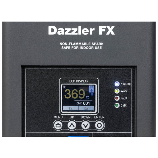 ColorKey CKU-7700 Dazzler FX Cold Spark Machine-Black