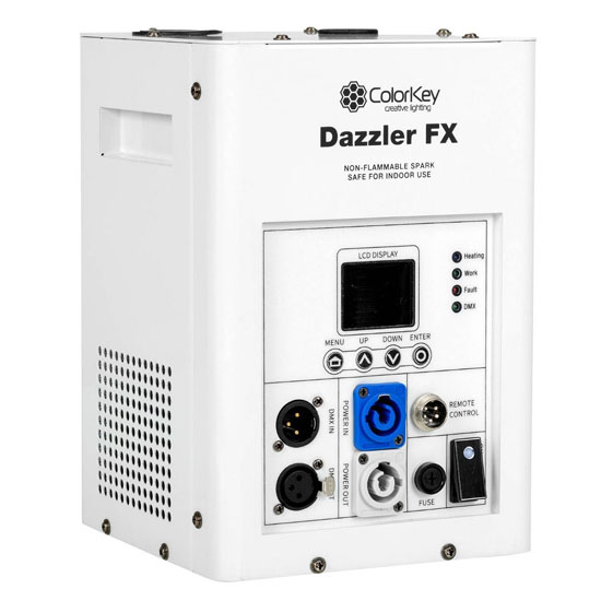 ColorKey CKU-7701 Dazzler FX Cold Spark Machine-White