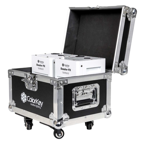 ColorKey CKU-7703 Dazzler FX with Road Case Package (White)