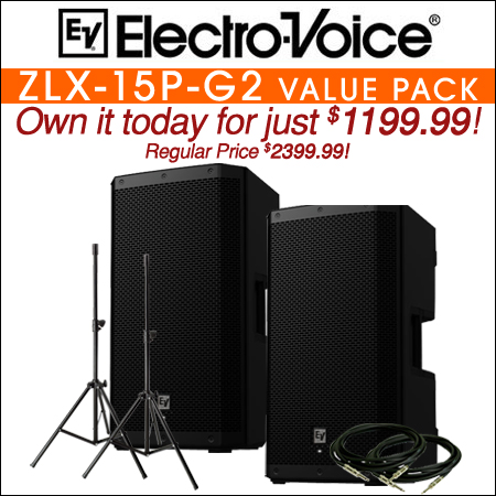 Electro Voice ZLX 15P G2 Value Pack