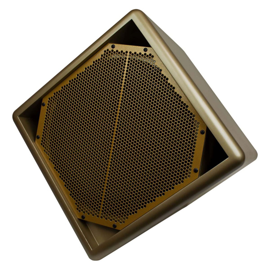 BASSBOSS DiaMon 112 12" Remote Powered Top Weatherized Passive Loudspeaker - Enamel Gold