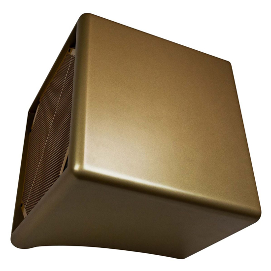 BASSBOSS DiaMon 112 12" Remote Powered Top Weatherized Passive Loudspeaker - Enamel Gold