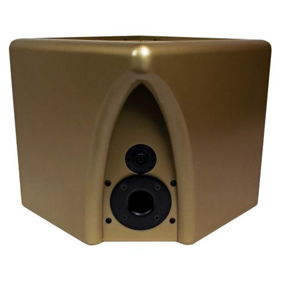 BASSBOSS DiaMon 112 12" Remote Powered Top Weatherized Passive Loudspeaker - Enamel Gold