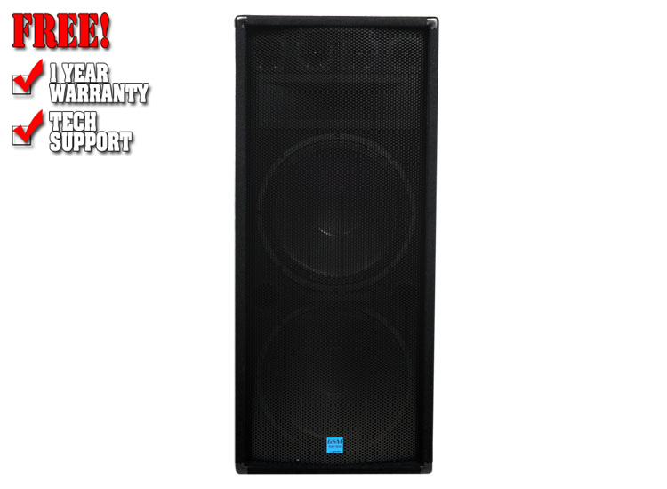 Gemini GSM-3250: Dual 15" Loudspeaker | DJ Speakers DJ Audio | Chicago DJ Equipment