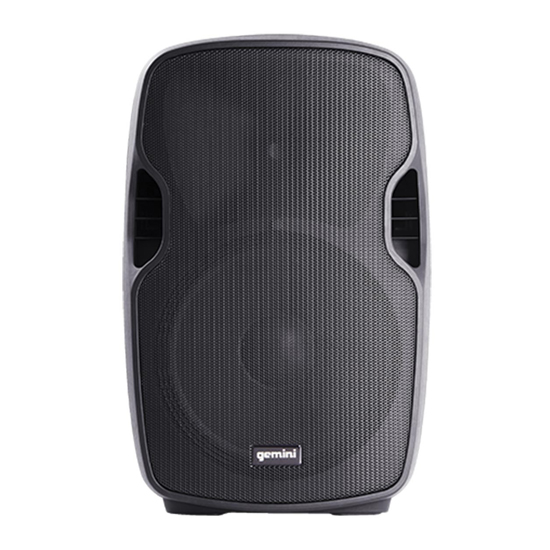 Gemini PA-SYS15 Complete Dual-Speaker PA Package