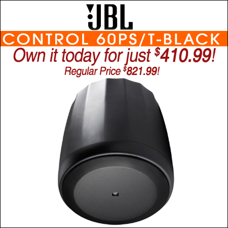 JBL Control 60PS/T Pendant Subwoofer with Crossover-Black