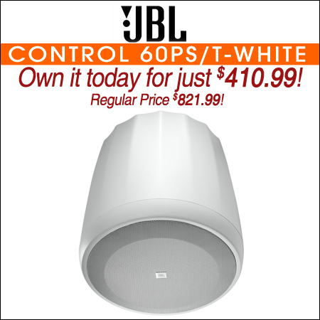 JBL Control 60PS/T Pendant Subwoofer with Crossover-White