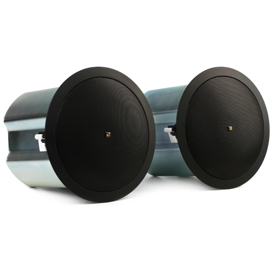 JBL Control 16C/T 6.5" Ceiling Speakers with Transformer-Black (Pair)