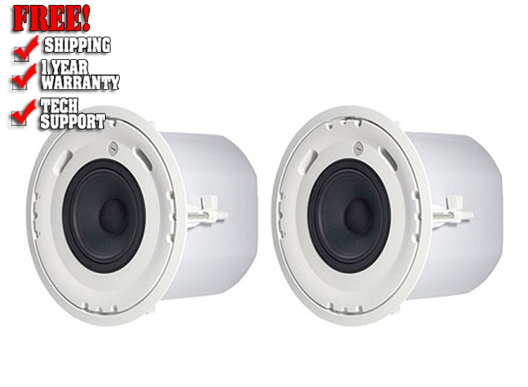 JBL Control 226CT 6.5" 2-Way 150W Coaxial Ceiling Loudspeakers-White (Pair)