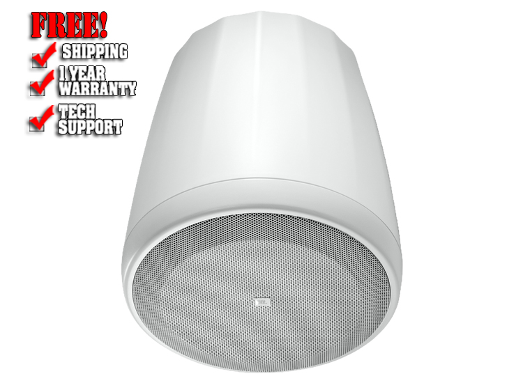 JBL Control 65P/T Compact Full-Range Pendant Speaker-White